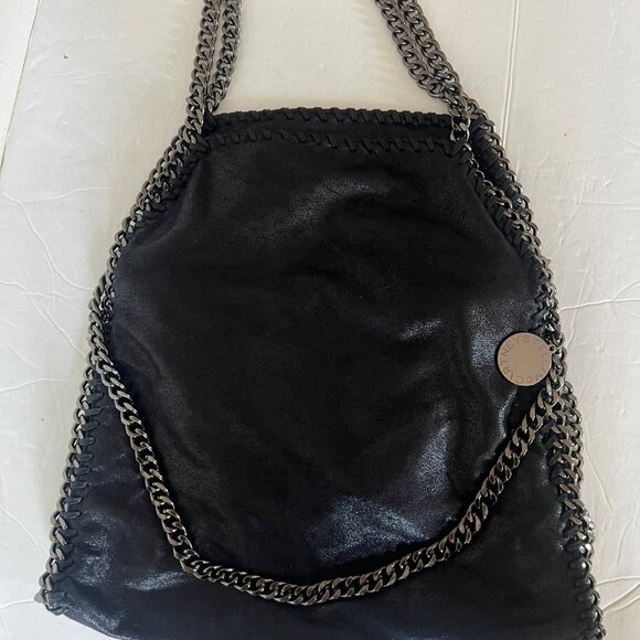 Y2K STELLA MCCARTNEY MEDIUM FARABELLA VEGAN LEATHER TOTE BAG - Picture 1 of 9